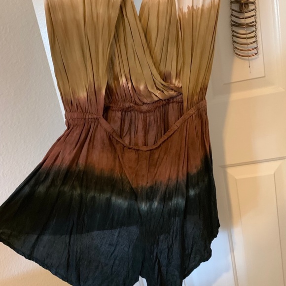 Olivaceous Tie Dye Romper - Picture 3 of 6